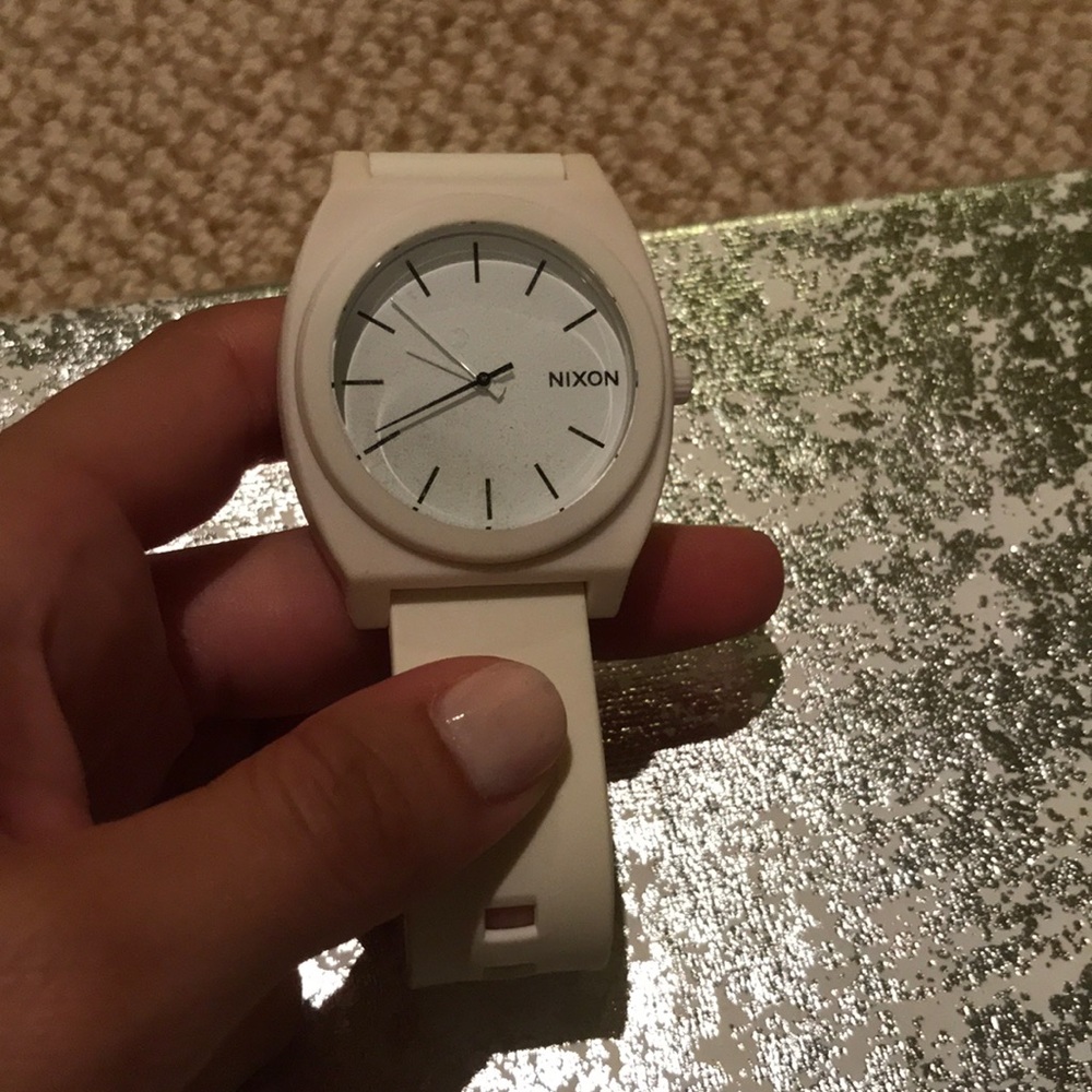 Nixon white watch